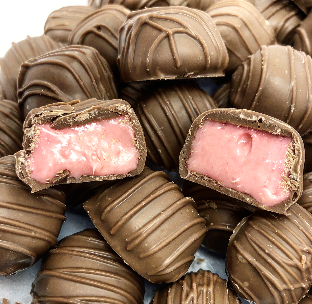 Chocolate Strawberry Creams • Dunmore Candy Kitchen