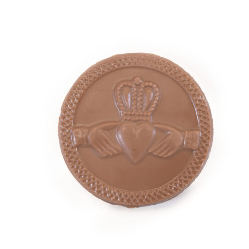 Chocolate Irish Claddagh Medallion