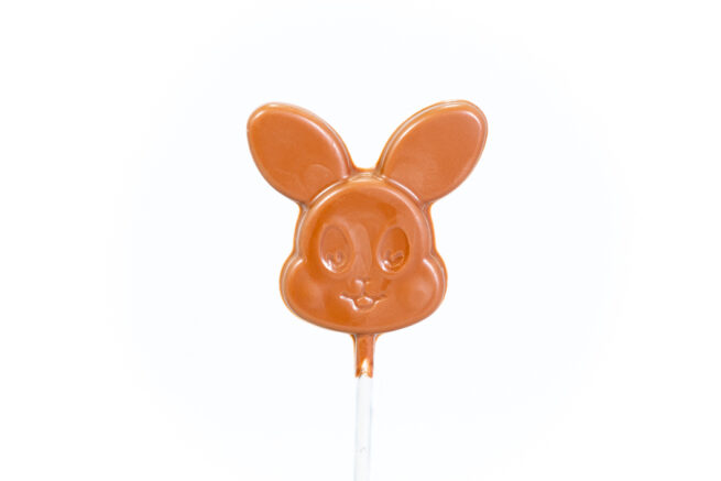 chocolate bunny lollipop