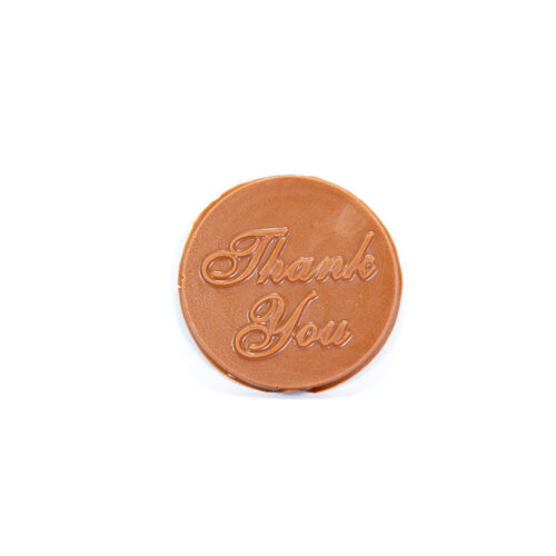 chocolate thank you plaque