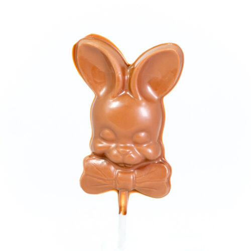 chocolate big ear bunny lollipop