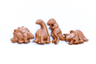 chocolate dinosaurs
