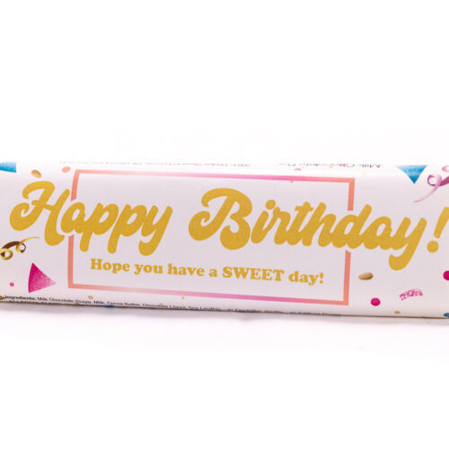 happy birthday candy bar