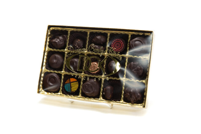 Half pound assorted dark chocolates