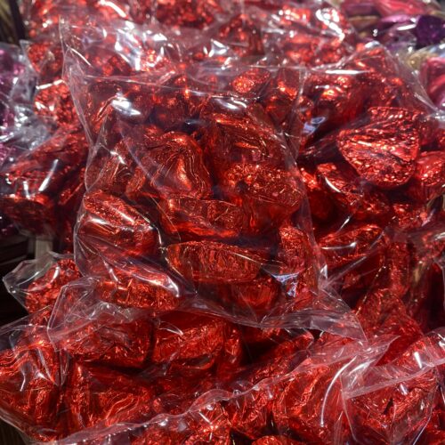 foiled hearts