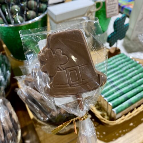Chocolate Leprechaun Hat Lollipop